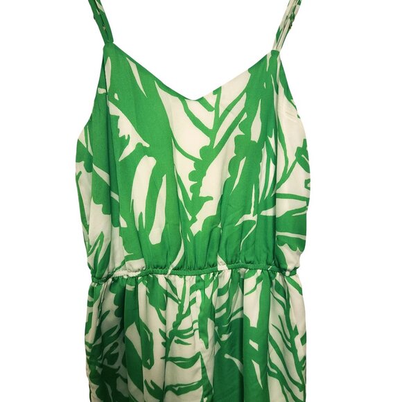 Lilly Pulitzer For Target Green White Boom Boom Jumpsuit Size Small - Picture 3 of 9